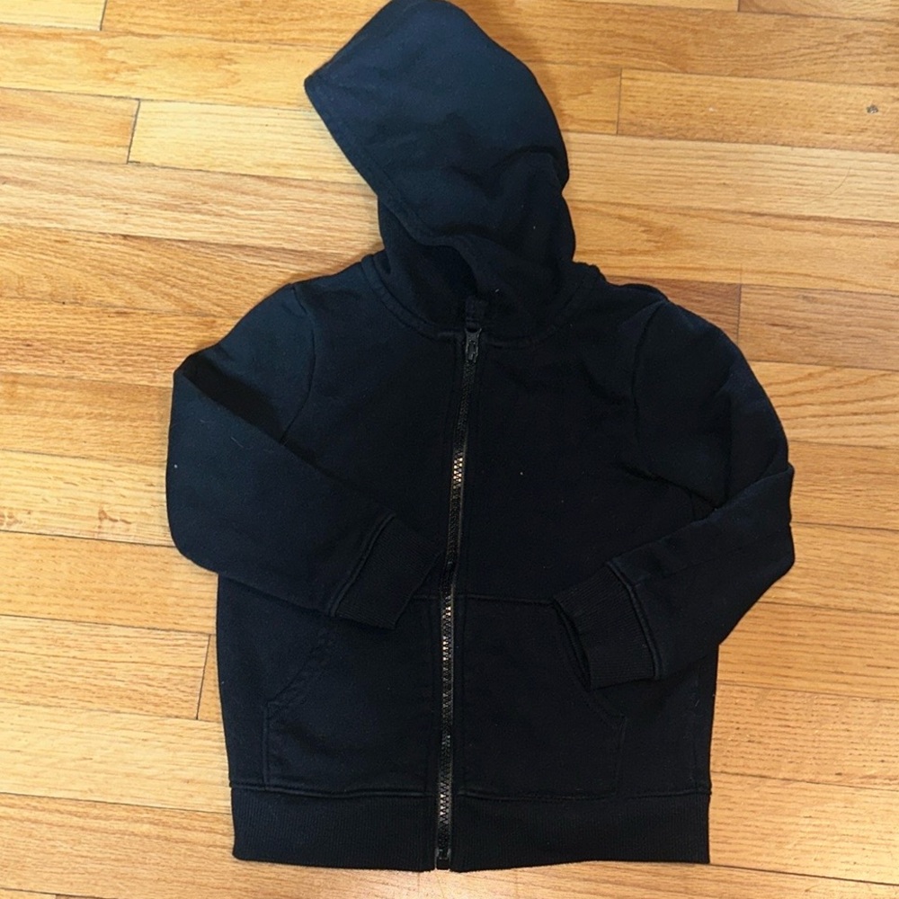 Classic Black Zip-Up Hoodie